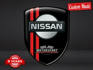 Nissan Emblema Resina Diseño Premium Insignias Drift Deportivas